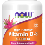Vitamina D-3 2000UI Now Foods 240 Cápsulas Gelatinosas