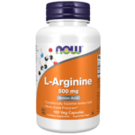 L-Arginina 500mg Now Foods 100 Cápsulas