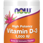 Vitamina D3 1000 UI Now Foods 180 Cápsulas